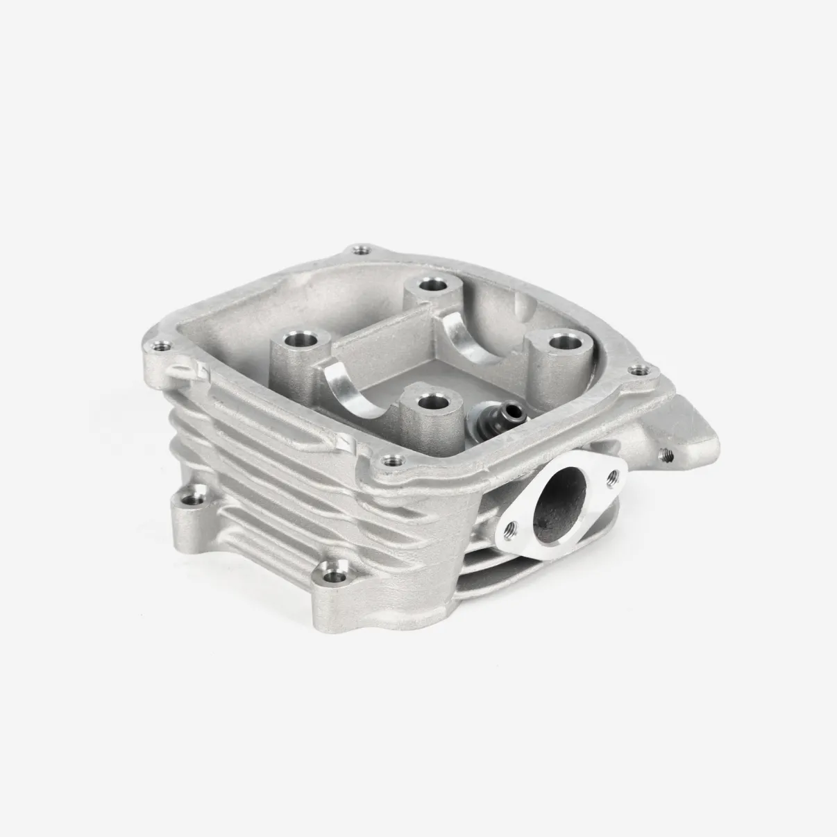 Sandblasting Motorcycle Cylinder Head Aluminum